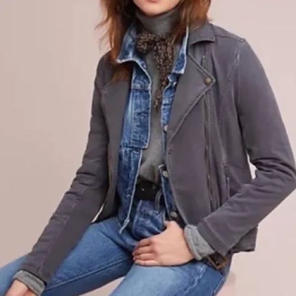 Marrakech Jackets & Blazers - Marrakech Moto Jacket Grey $158 Retail